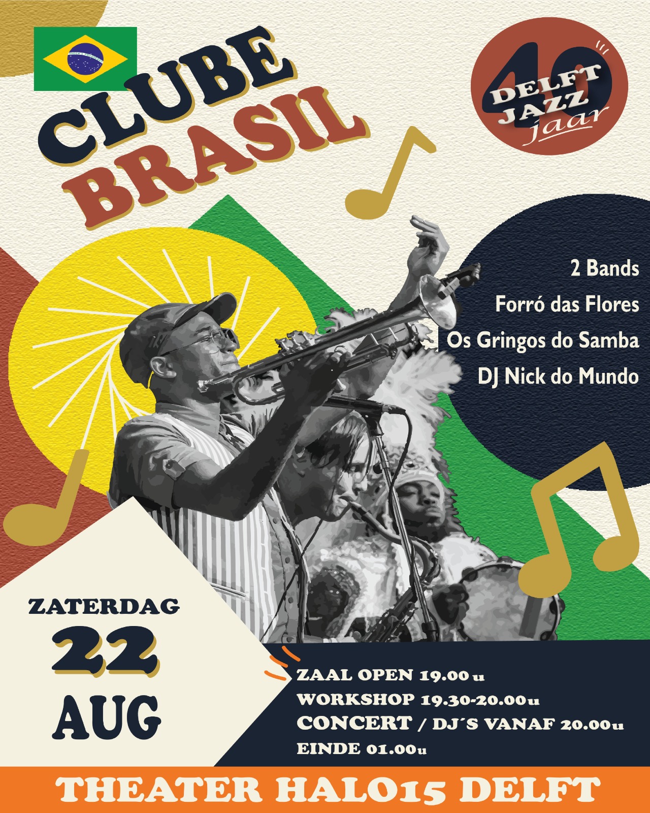 Delft Jazz | Clube Brasil | Trio Forró das Flores & Os Gringos do Samba